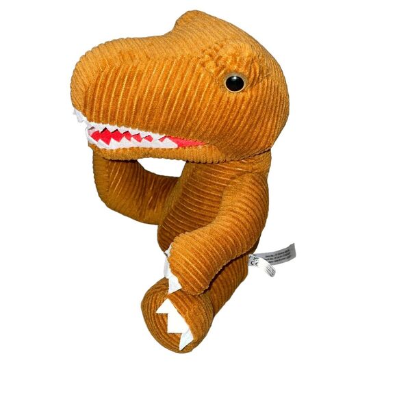 Naturally Kids Plush Dinosaur Tyrannosaurus TRex Stuffed Ribbed Nursery 9" - Picture 4 of 10